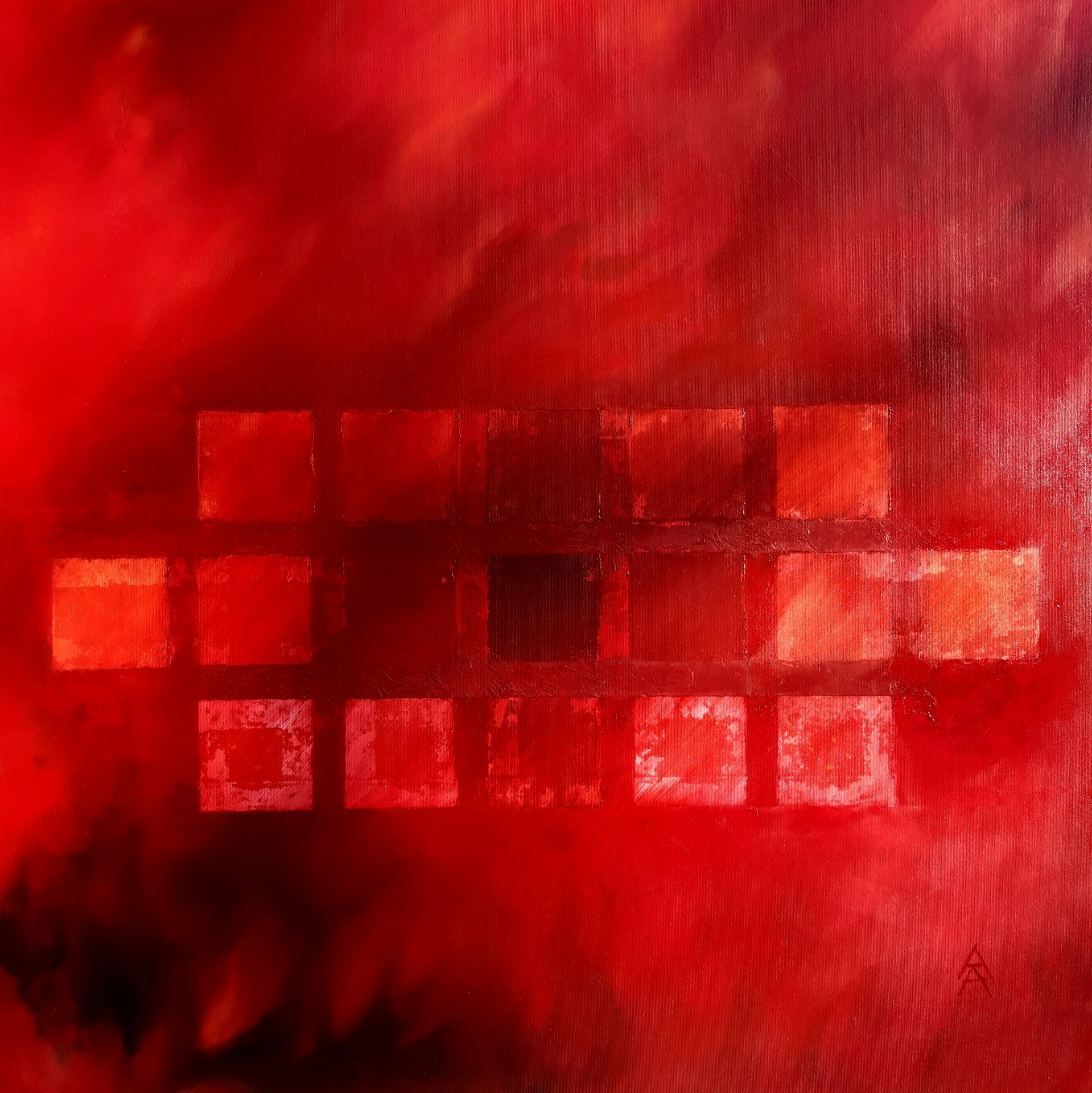 Haiku 80 x 80 cm olaj, vászon '25